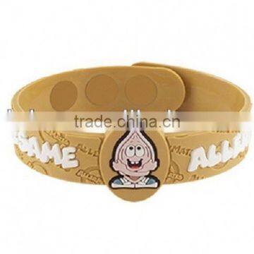 With big discount smile silicone snap bracelets (SW-27)