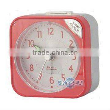 Plastic Square Shape Table Alarm Clock Wake up Laght Alarm Clock photo-5