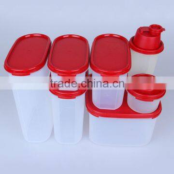 New Arrival Food Grade Plastic Air Tight Food Container Set