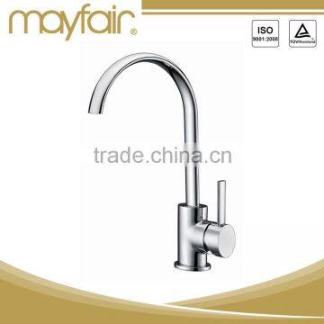 High quality chrome finish long neck faucet