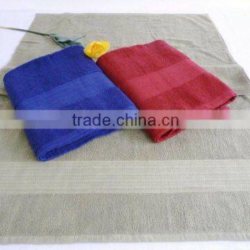 high quality cotton terry bath towel