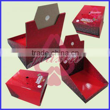 Printed Box Advertising Cardboard Display Rack/Retail Display Boxes for lollipop