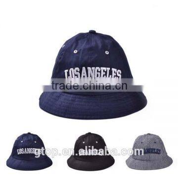 Fashion 100% cotton Bucket Hat Boonie Outdoor Cap LA embroidered