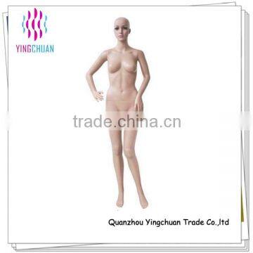 Skin color make up adjustable female mannequin