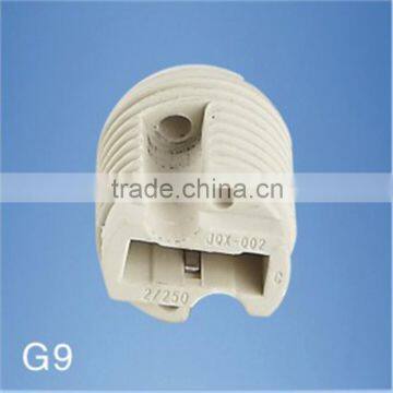 G9 Ceramic Lamp Holder Full Thread With Ring photo-2