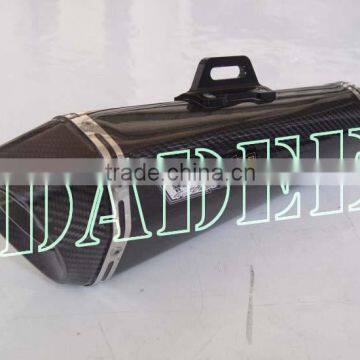 high performance motorcycle Hexagonal Carbon Fiber Muffler for HONDA