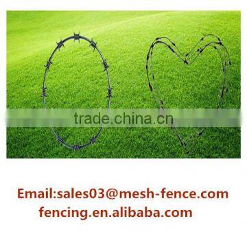 Single Strand Galvanized Barbed Wire used for ground