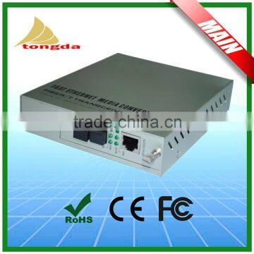 100MP Single Fiber 20KM SC FC Optical Media Converter photo-2