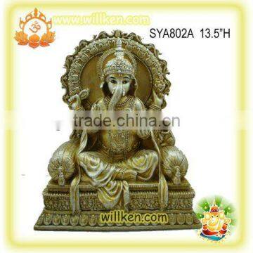 Polyresin Lord Ganesh Statue for Home Decoration