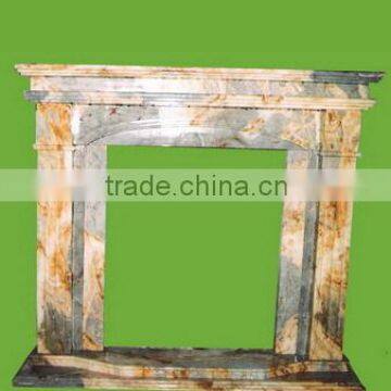 Freestanding insert Indoor Marble Fireplace for garden