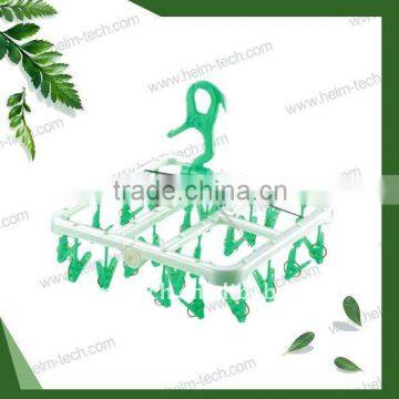 Folding Clothes Plastic Hanger(24pegs)-HMT3091