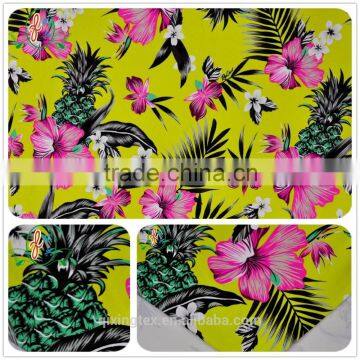 nylon spandex fabric digital printing women swimwear dress