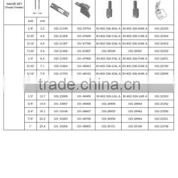 LH-1182-7 gauge set for JUKI/sewing machine spare parts