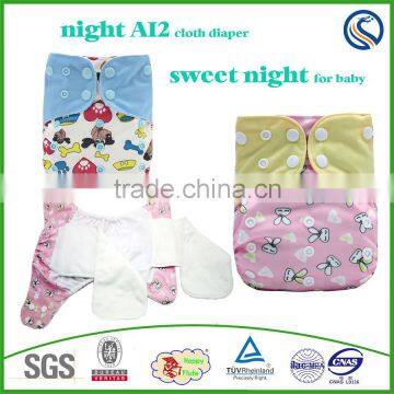 newest! super absorbency AI2 sleepy cloth diaper reusable happyflute