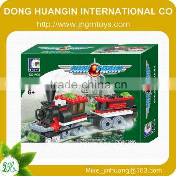 Wange Train Seris Promotional plastic building block toys