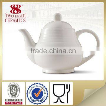 new style dining table set ,fine bone china ceramic white coffee pot