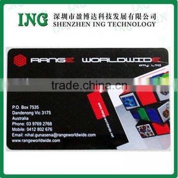 Printable Blank Plastic RFID smart Card for parking Card