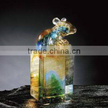 Twelve Zodiac Crystal Liuli Stamper( mouse stamper)