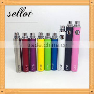 wholesale- eGo EVod Battery 650/900/1100mAh for MT3 CE4 CE5 CE6 Electronic Cigarette E cig Kit Colorful Battery