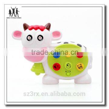 Hot designer new multiple modes electric intelligent educational animal figure with story and musical function, create story toy