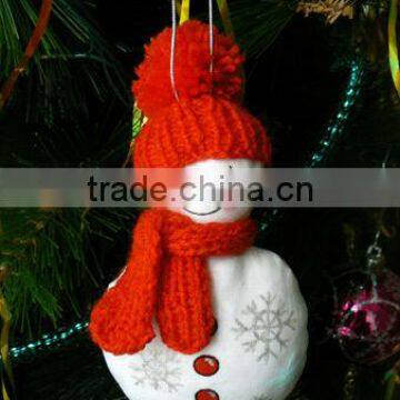 promotional cute Plush Christmas animal reindeer,snowman,santa clous,penguin Toy With Hat&scarf(099)