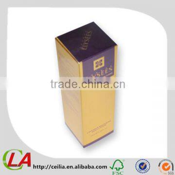 2014 Rectangular Stamping Oil Cosmetics Packgaing Box