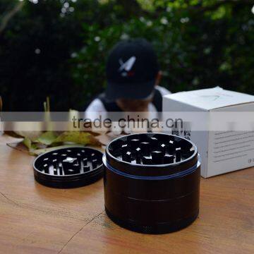 Best quality Zinc alloy 62.5mm 4parts herb grinder