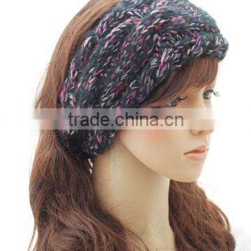 Fashion knitted mix-color hair bands