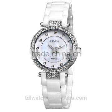 2015 Ceramic lady quartz movt lady vogue watch for women