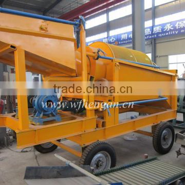 10tph portable gold trommel