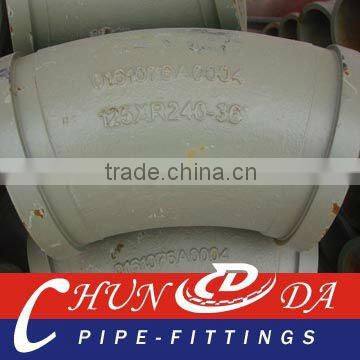 Niigata DN125*R275*45D High Manganese Concrete Pump casting elbow
