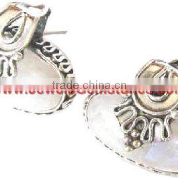 Mysteries !! Druzy_Smoky Quartz 925 Sterling Silver Earring, Express Delivery !! Discounted Prices, Earring From India