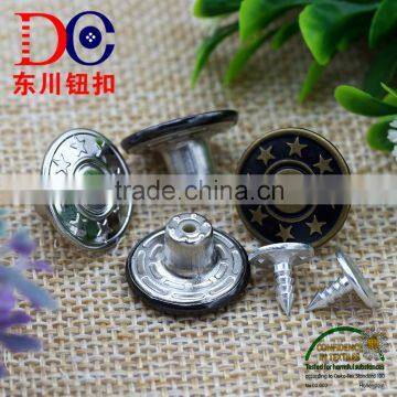 Eight Star Plastic Insert Copper Button Shank Button for Jean Button photo-5