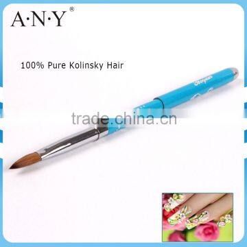ANY Special Touch Screen Design Acrylic Brush Kolinsky Hair And Metal Handle