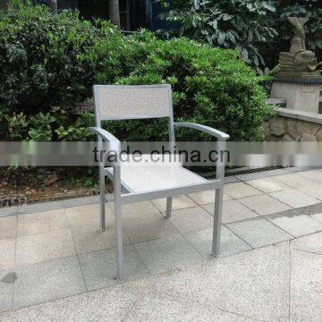 Aluminum power coating chair / new design honeycomb chair garden furniture chair