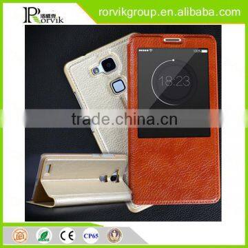 Newest Product Brand Name Stand Bumper Phone Case for HUAWEI MATE 7 Two Mobile Leather Phone Case