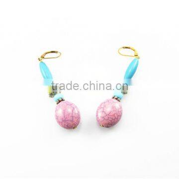 Online shopping gems stones earrings fashion jewelry EC142