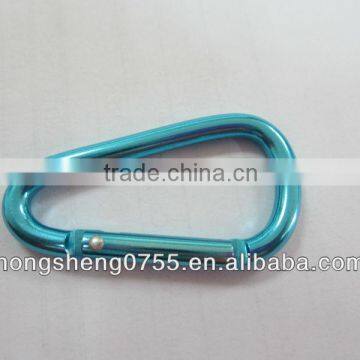 Small carabiner for decoration with green color in bulk price