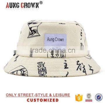 cheap make your own design bucket hats cotton