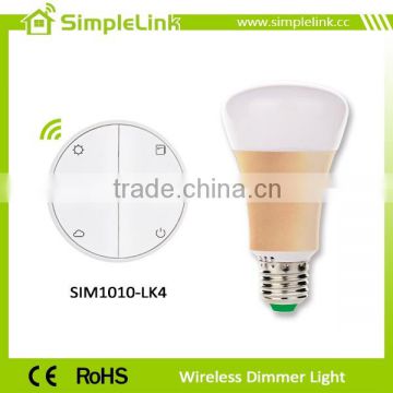 Dimmer E27 600 lumen Edison bulb led with battery-free switch