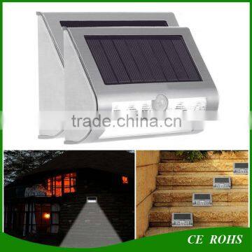 Outdoor infrared motion sensor light 9led garden solar lamp aisle wall spot lighting