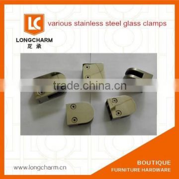 various stainless steel railing bracket glass fixing bracket glass clamps made in China