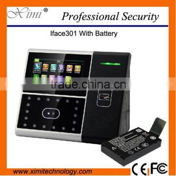 Face and card time attendance and access control with optional WIFI GPRS function and back up battery