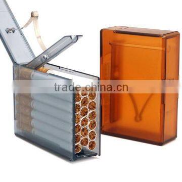 colorful Transparent plastic cigarette box cases new arriving