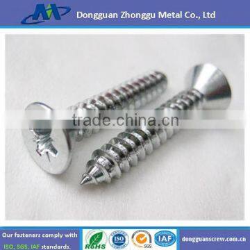 pozi flat head self tapping screw