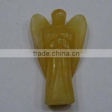 Yellow Aventurian Angel : Wholesaler Manufacturer