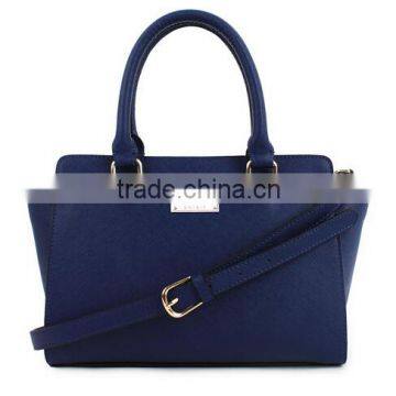 Branded cross pattern women PU leather handbag