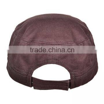 Washed Cotton Twill Charcoal and Black Manufactures Caps Military photo-2