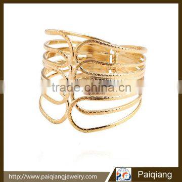 2015 Simple design jewelry personalized european metallic bangle