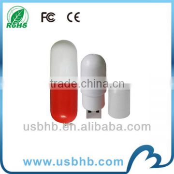 Medical Series Plastic Pill Shape USB Flash Drive 2gb Bulk